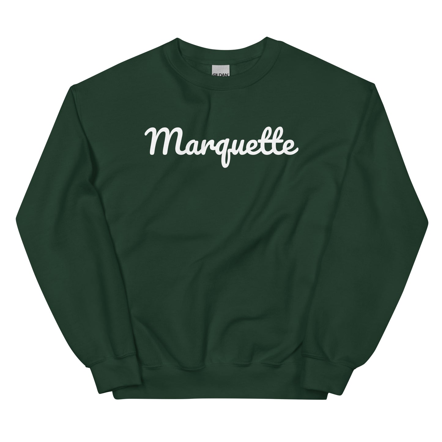 Marquette Michigan Solo Script Crewneck Unisex Sweatshirt