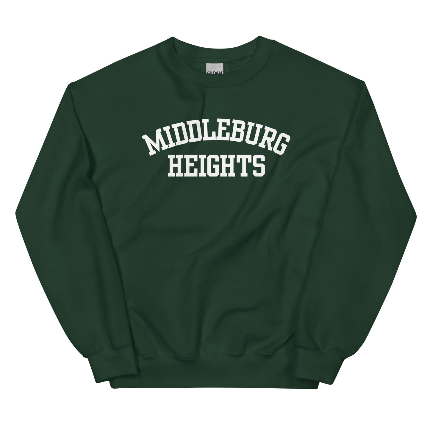 Middleburg Heights Ohio Block Solo Crewneck Unisex Sweatshirt