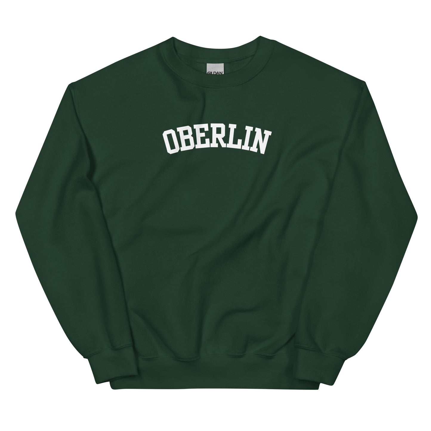 Oberlin Ohio Block Solo Crewneck Unisex Sweatshirt