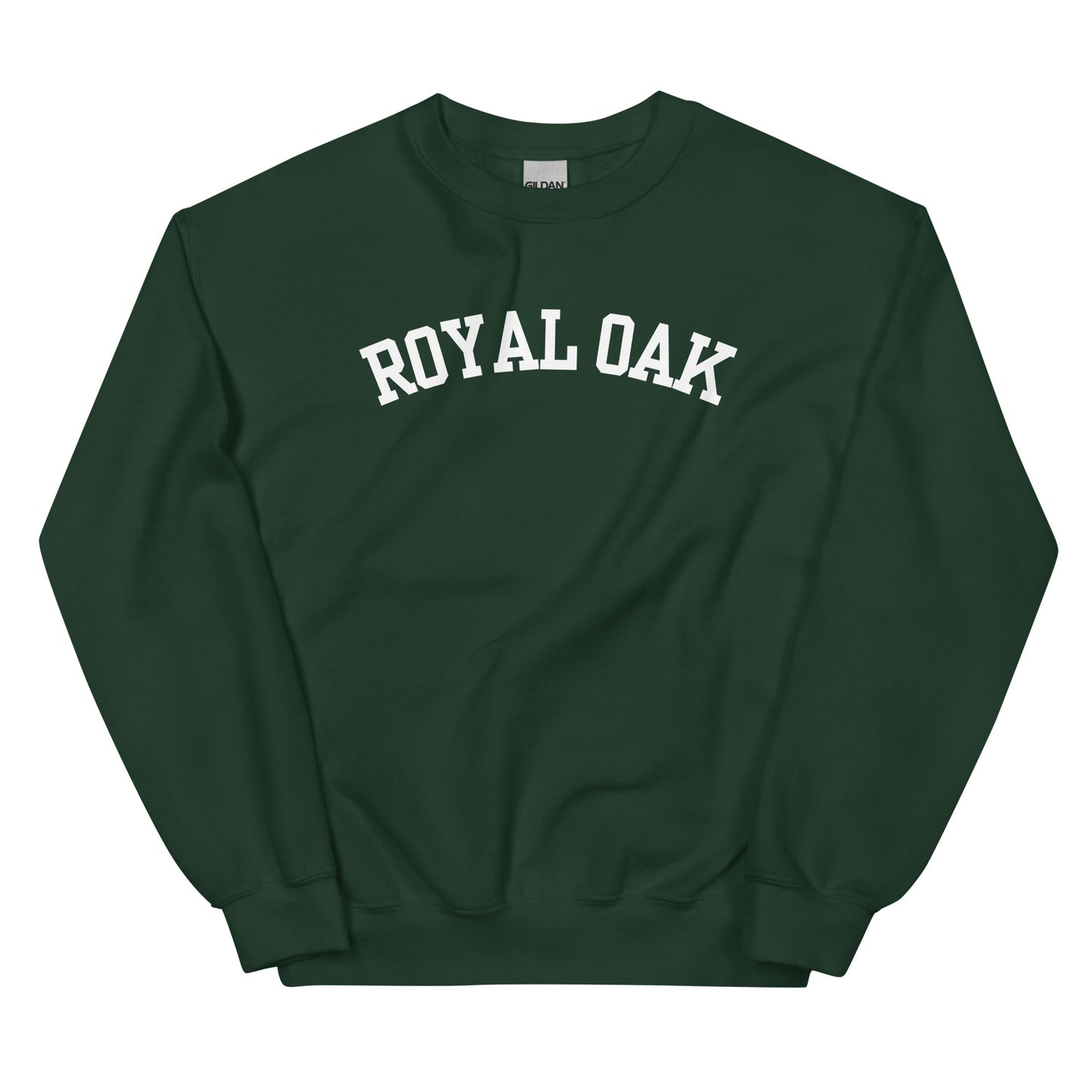 Royal Oak Michigan Block Solo Crewneck Unisex Sweatshirt