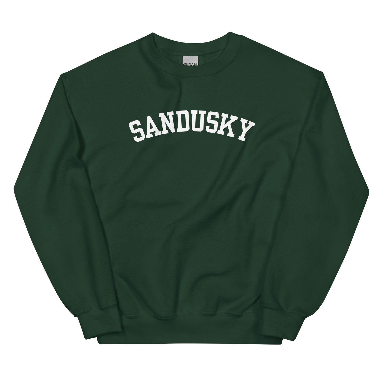 Sandusky Ohio Block Solo Crewneck Unisex Sweatshirt