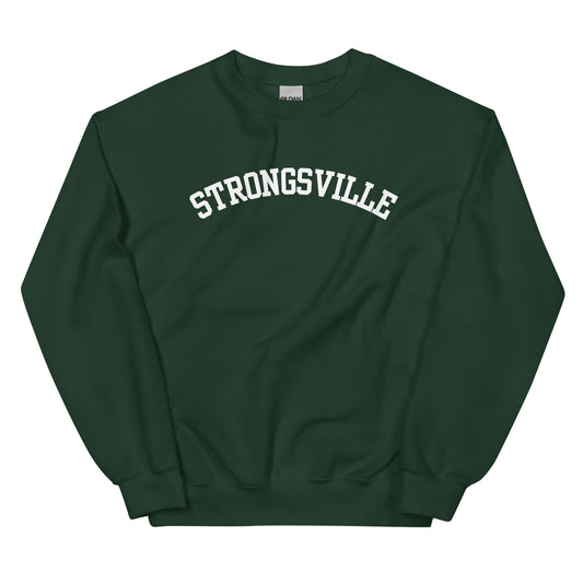 Strongsville Ohio Block Solo Crewneck Unisex Sweatshirt