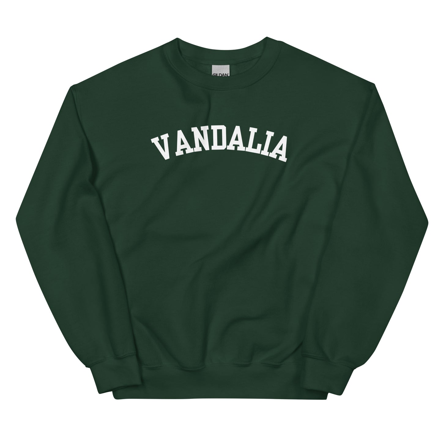 Vandalia Ohio Block Solo Crewneck Unisex Sweatshirt