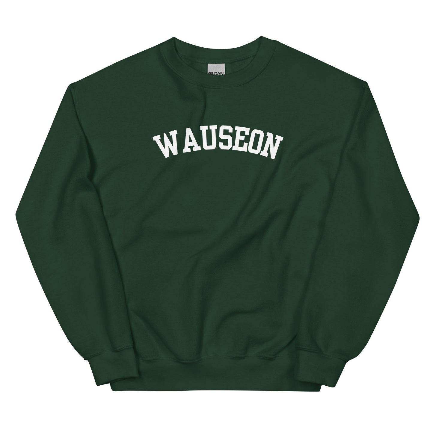 Wauseon Ohio Block Solo Crewneck Unisex Sweatshirt