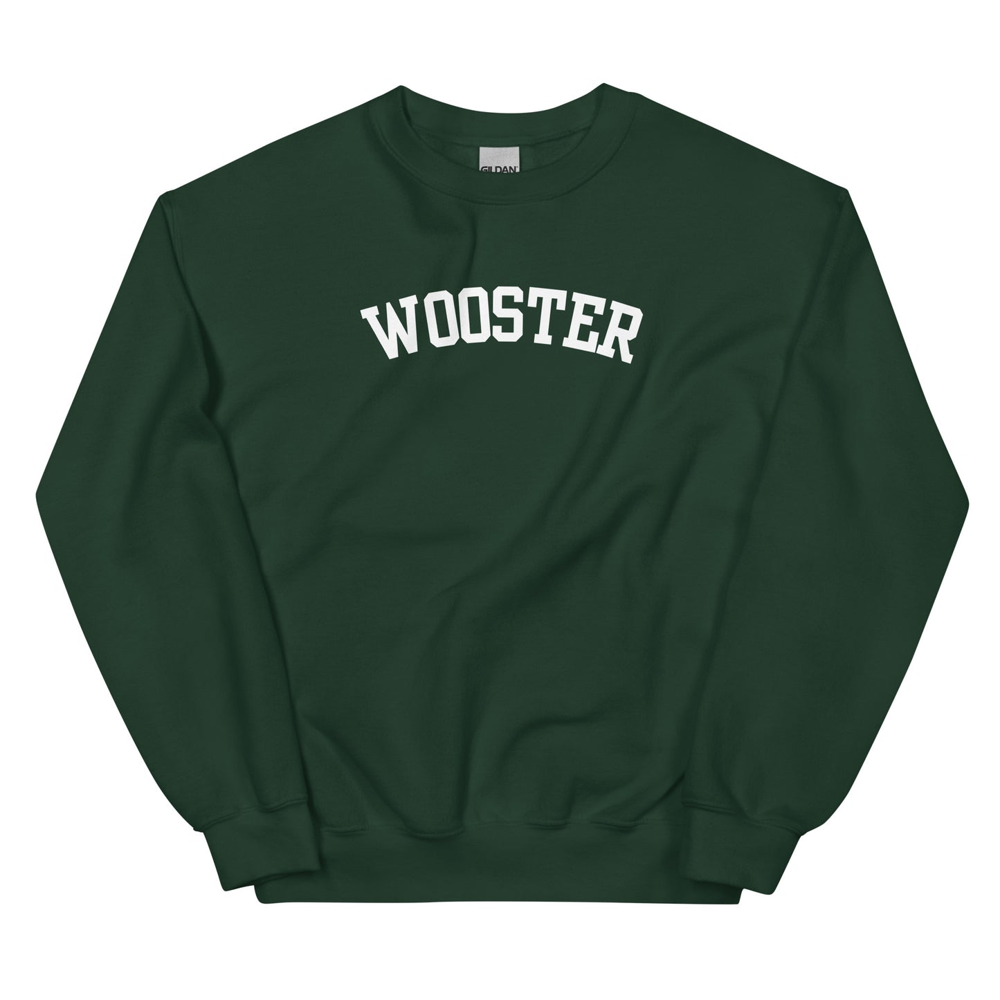 Wooster Ohio Block Solo Crewneck Unisex Sweatshirt