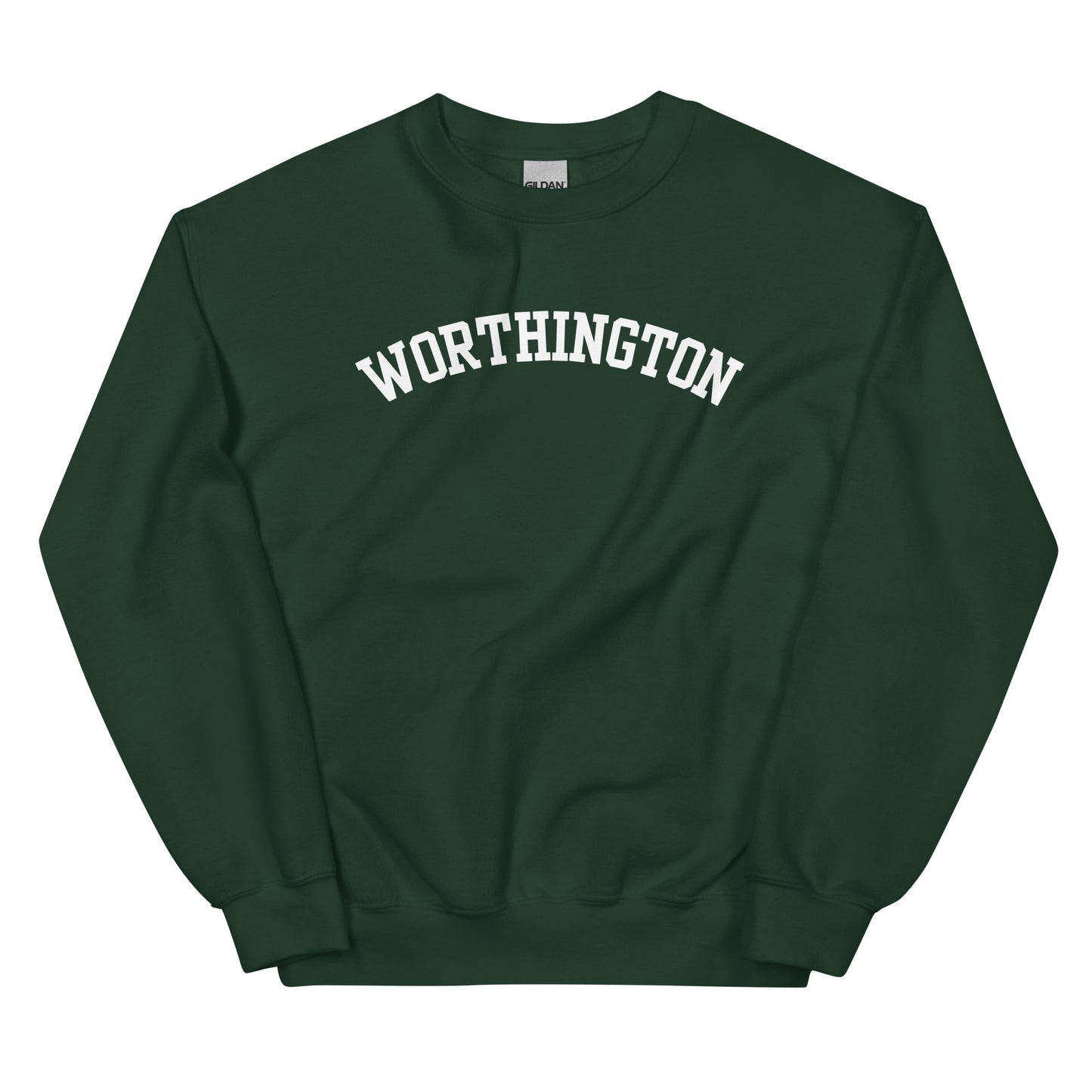 Worthington Ohio Block Solo Crewneck Unisex Sweatshirt