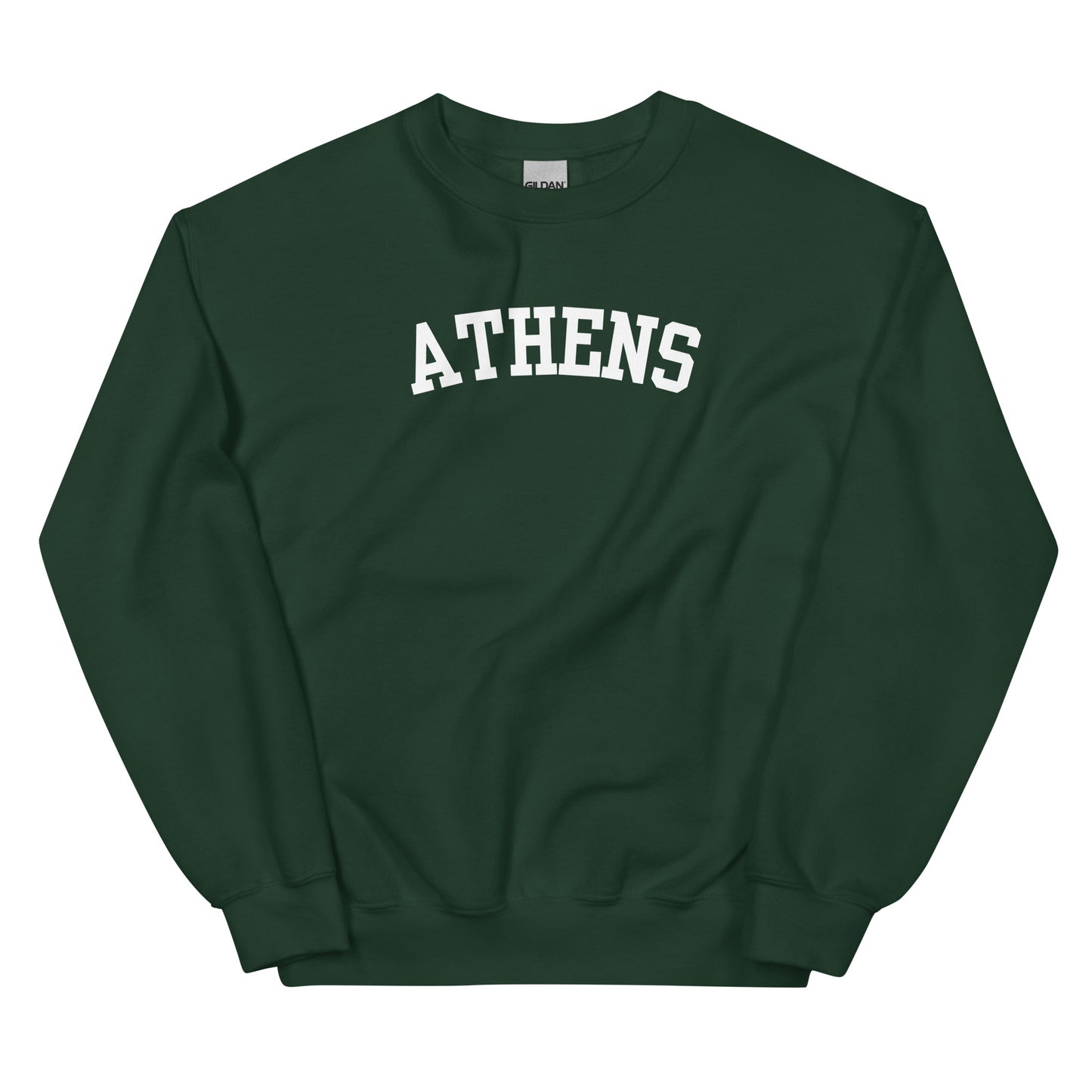 Athens Ohio Block Solo Crewneck Unisex Sweatshirt