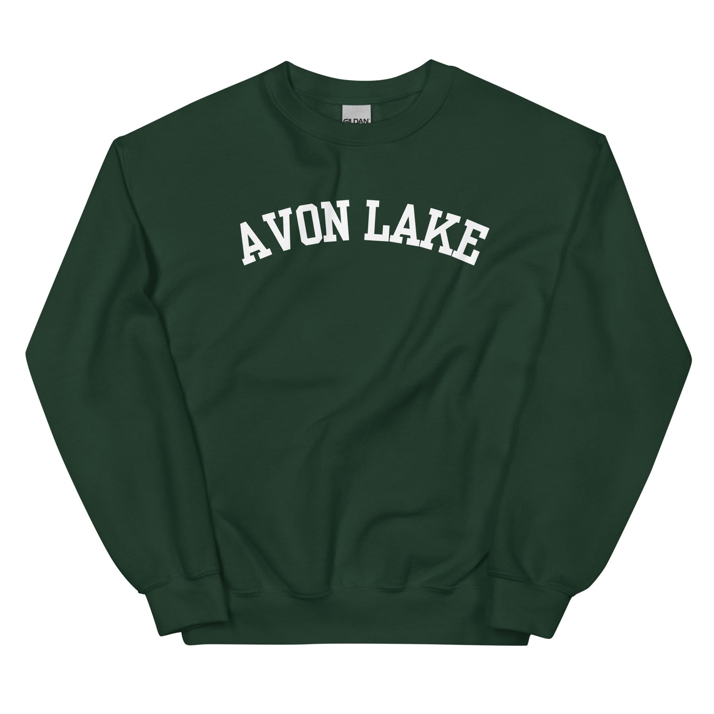 Avon Lake Ohio Block Solo Crewneck Unisex Sweatshirt