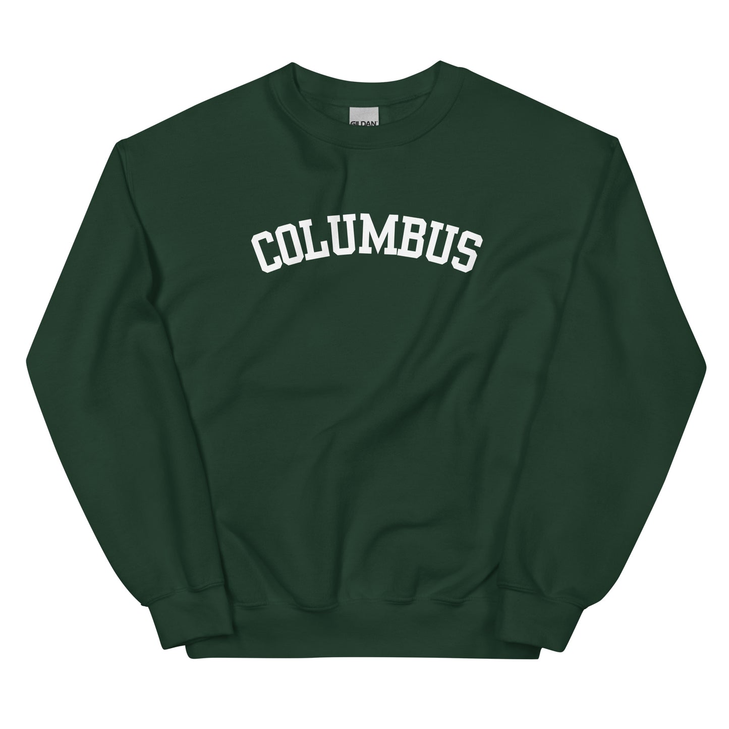 Columbus Ohio Block Solo Crewneck Unisex Sweatshirt