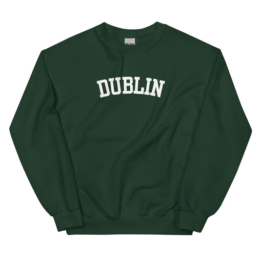 Dublin Ohio Block Solo Crewneck Unisex Sweatshirt