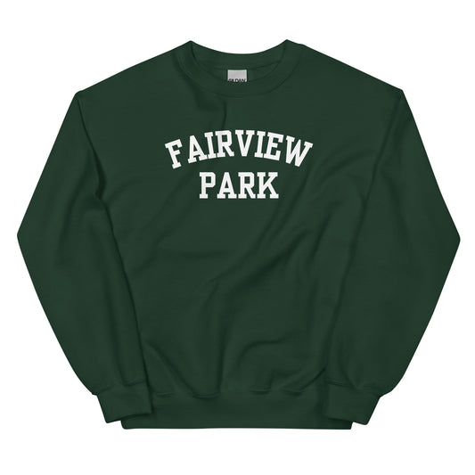 Fairview Park Ohio Block Solo Crewneck Unisex Sweatshirt