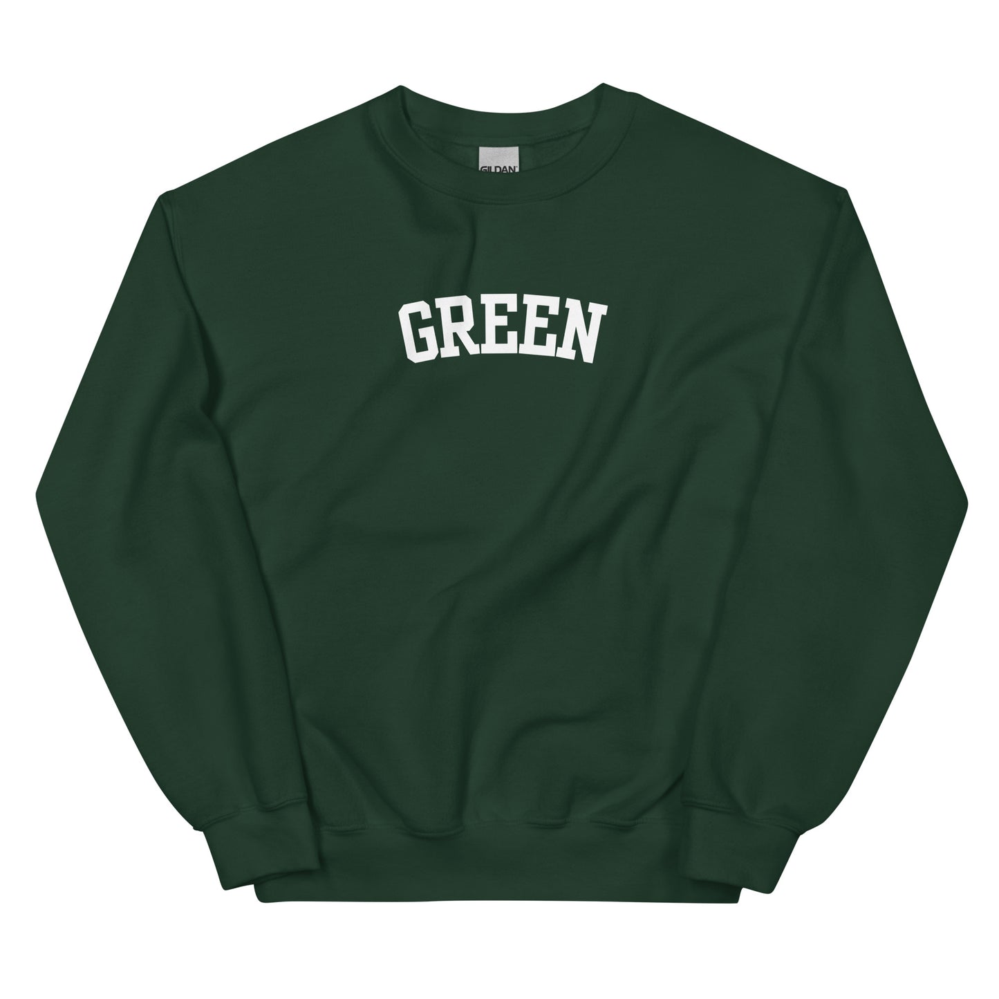 Green Ohio Block Solo Crewneck Unisex Sweatshirt