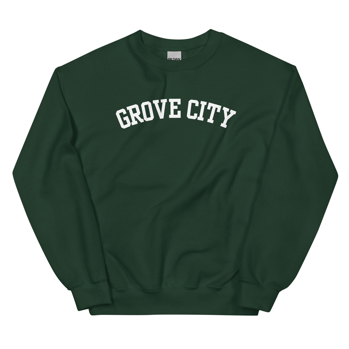 Grove City Ohio Block Solo Crewneck Unisex Sweatshirt