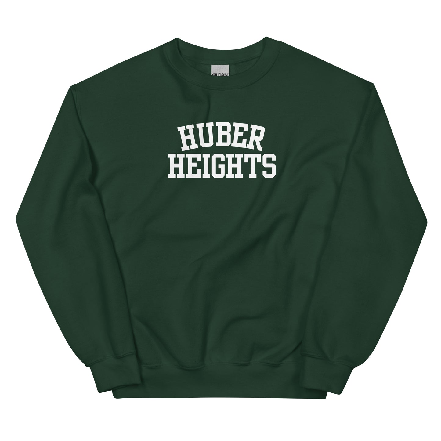 Huber Heights Ohio Block Solo Crewneck Unisex Sweatshirt