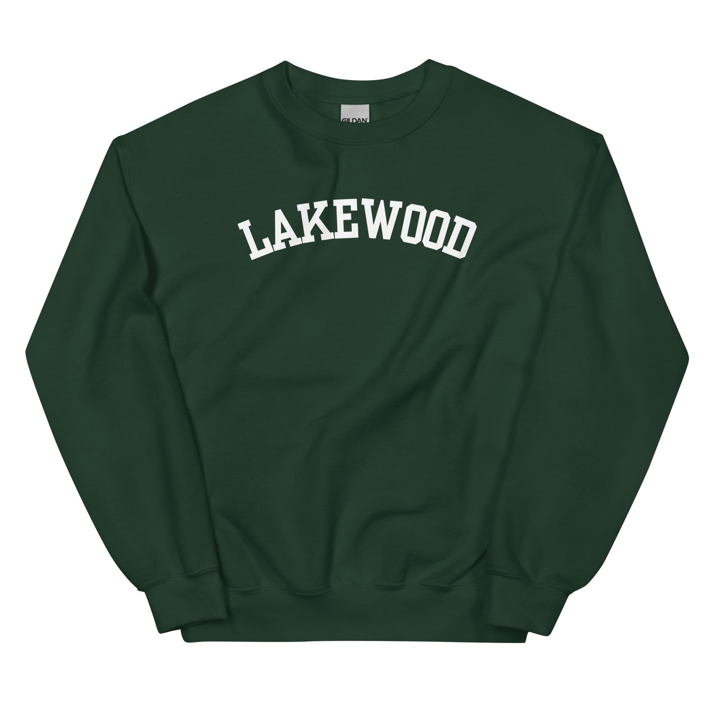 Lakewood Ohio Block Solo Crewneck Unisex Sweatshirt