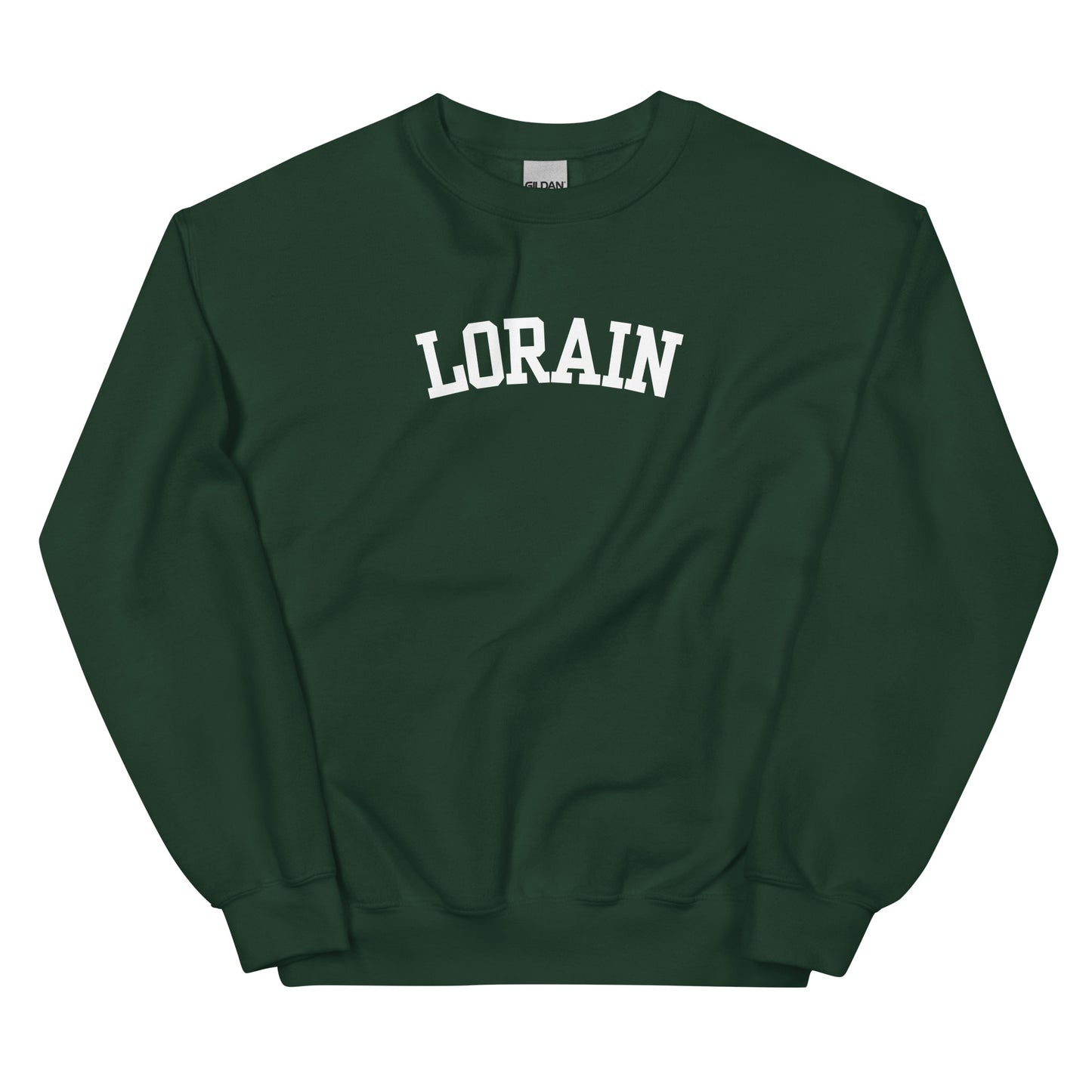 Lorain Ohio Block Solo Crewneck Unisex Sweatshirt