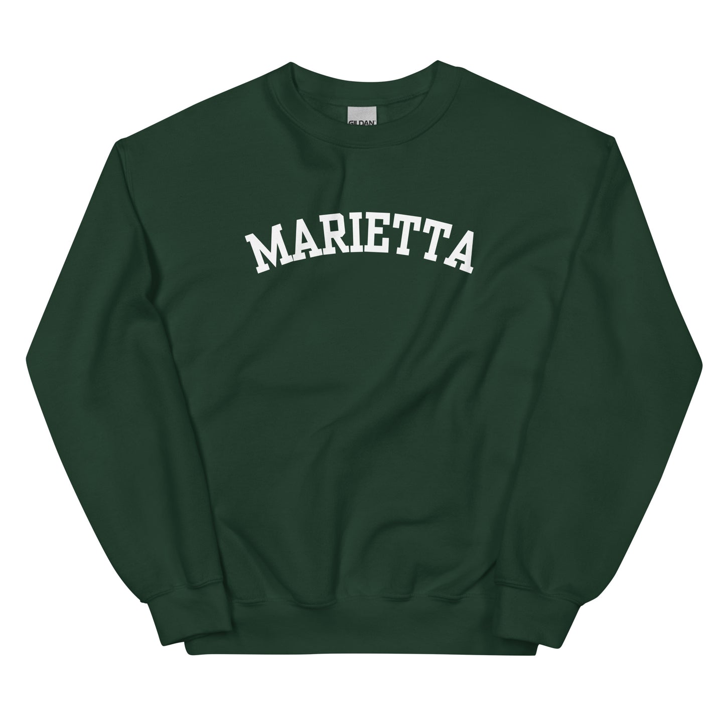 Marietta Ohio Block Solo Crewneck Unisex Sweatshirt