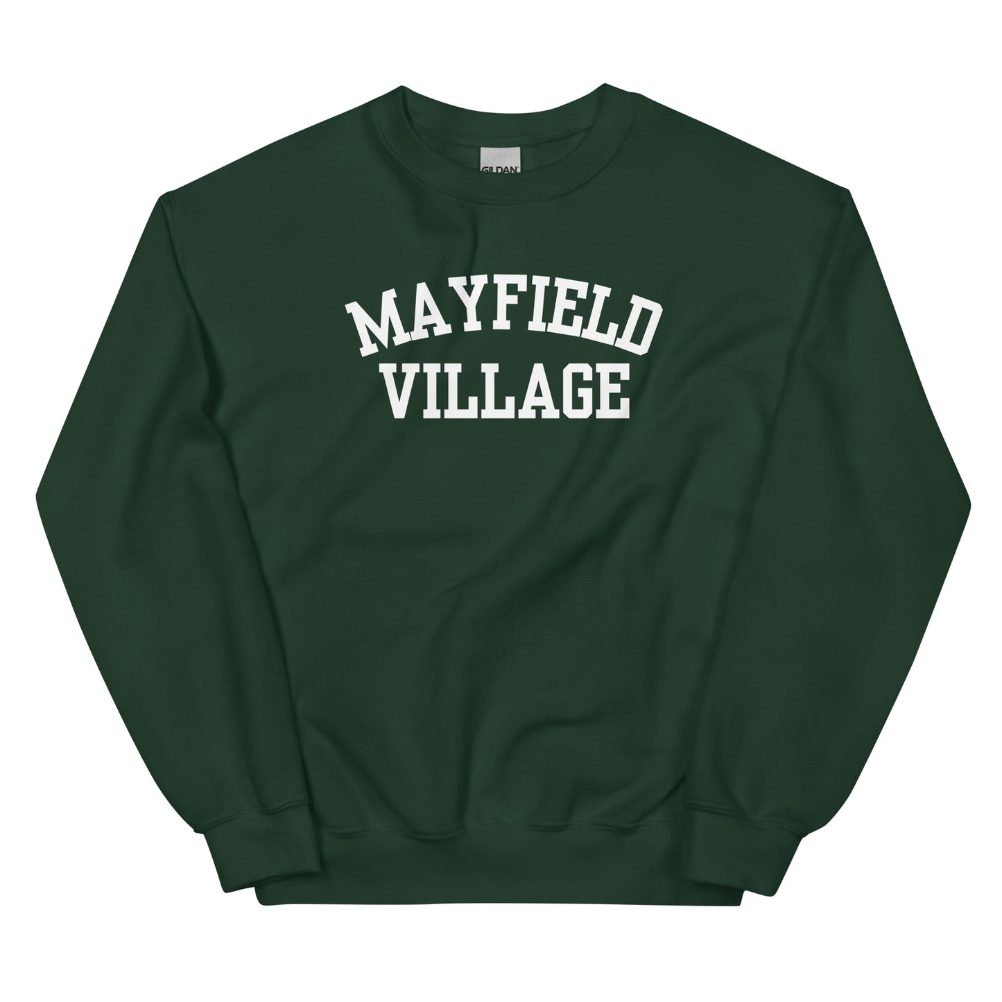 Mayfield Village Ohio Block Solo Crewneck Unisex Sweatshirt