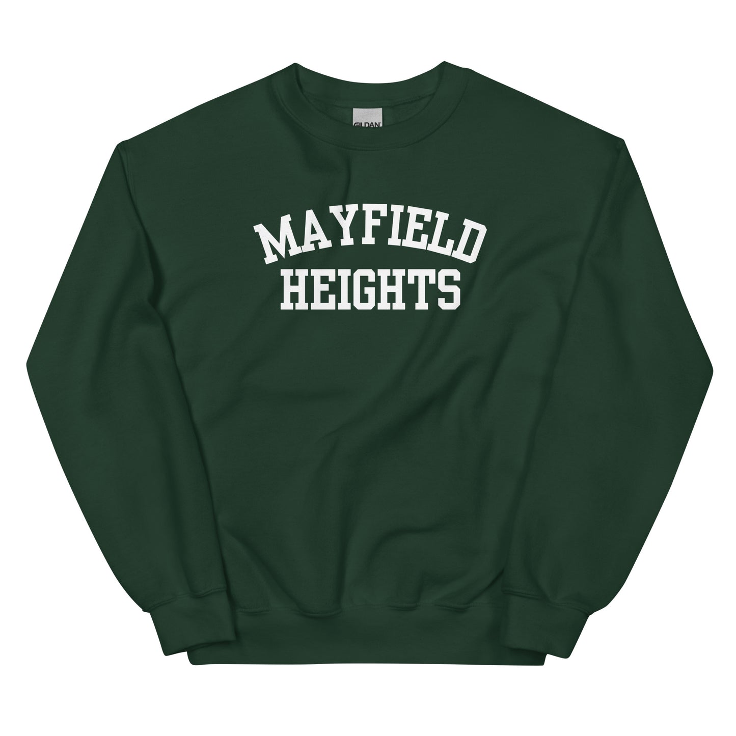 Mayfield Heights Ohio Block Solo Crewneck Unisex Sweatshirt