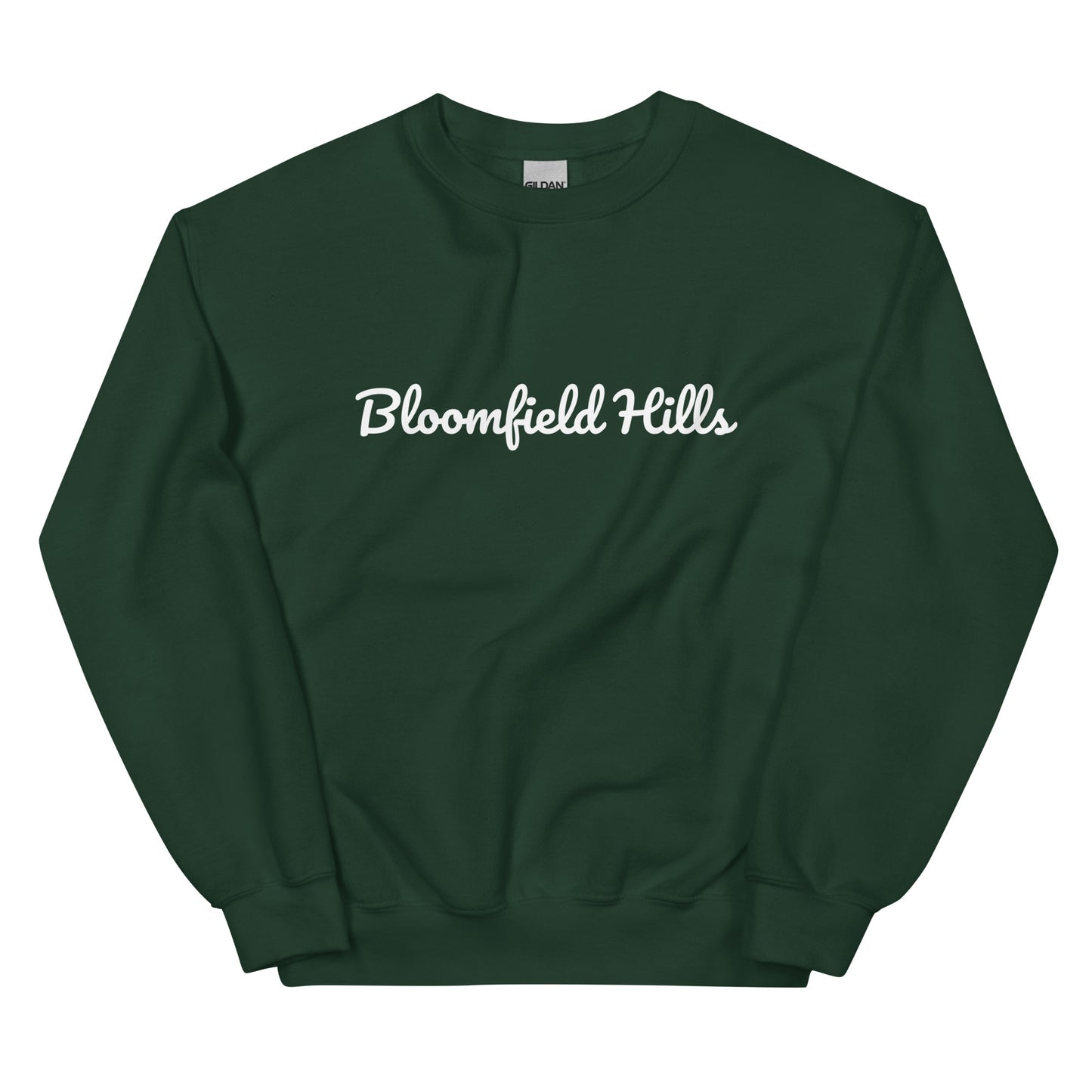 Bloomfield Hills, Michigan Solo Script Unisex Sweatshirt