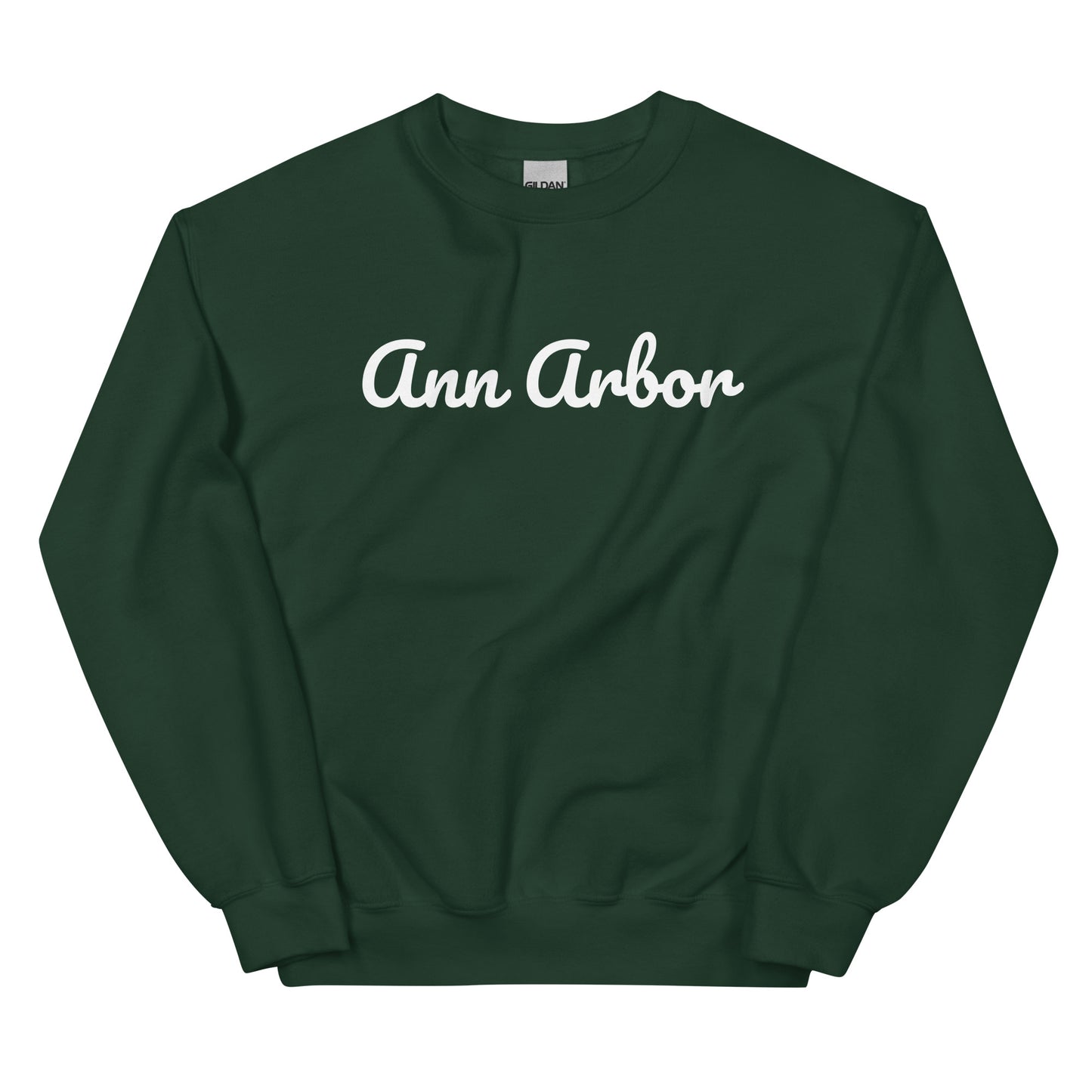 Ann Arbor Michigan Solo Script Unisex Sweatshirt
