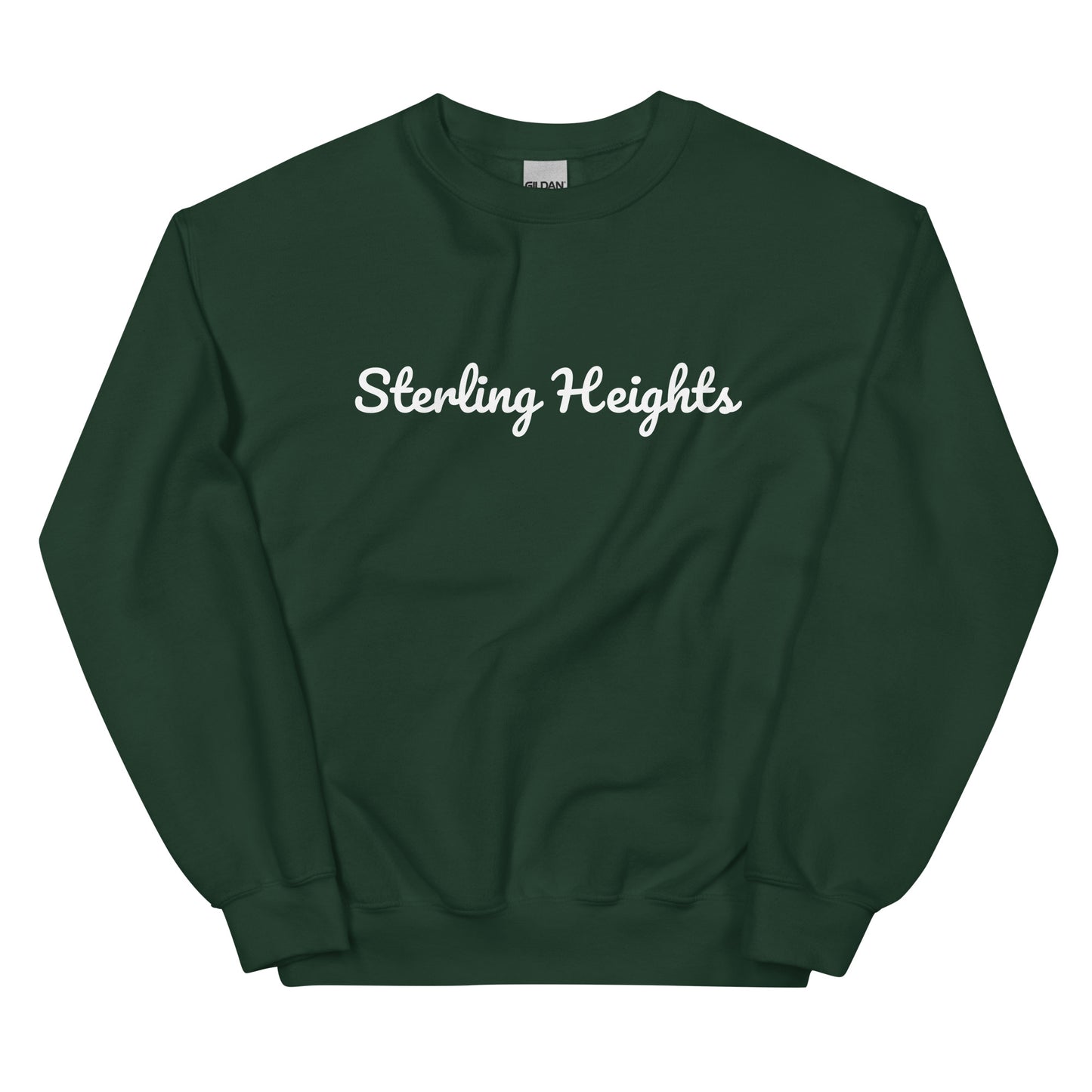 Sterling Heights, Michigan Solo Script Unisex Sweatshirt