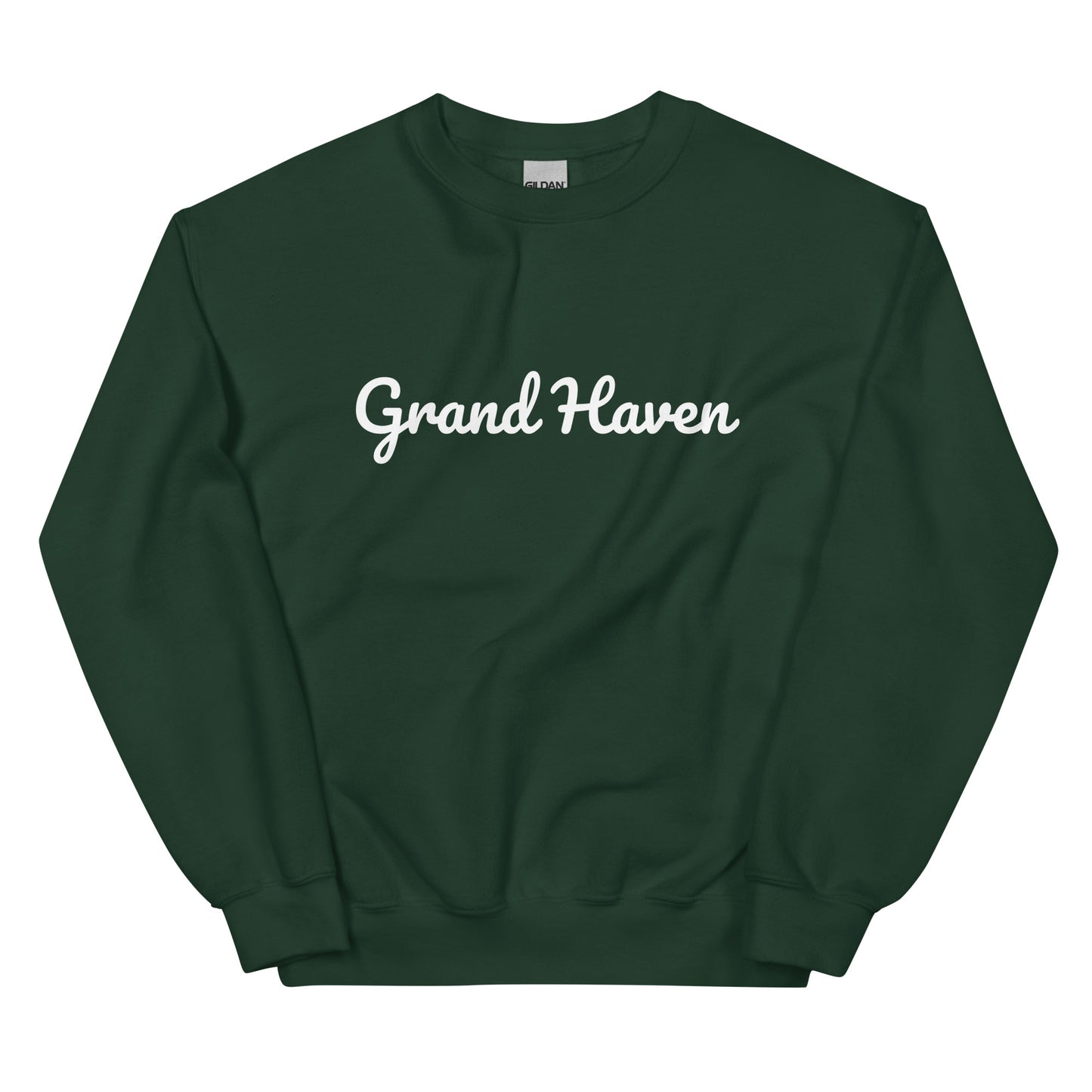 Grand Haven, Michigan Solo Script Unisex Sweatshirt