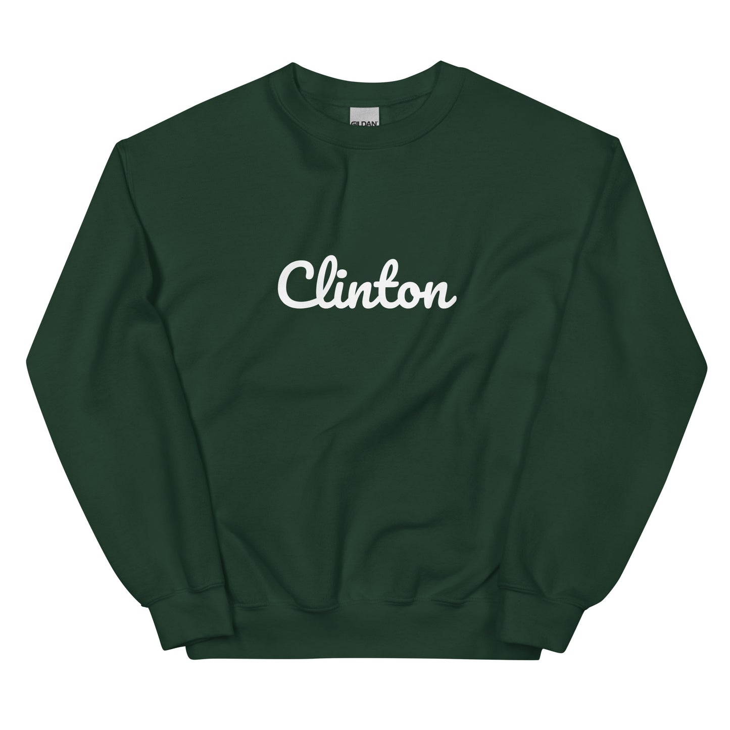 Clinton, Michigan Solo Script Unisex Sweatshirt