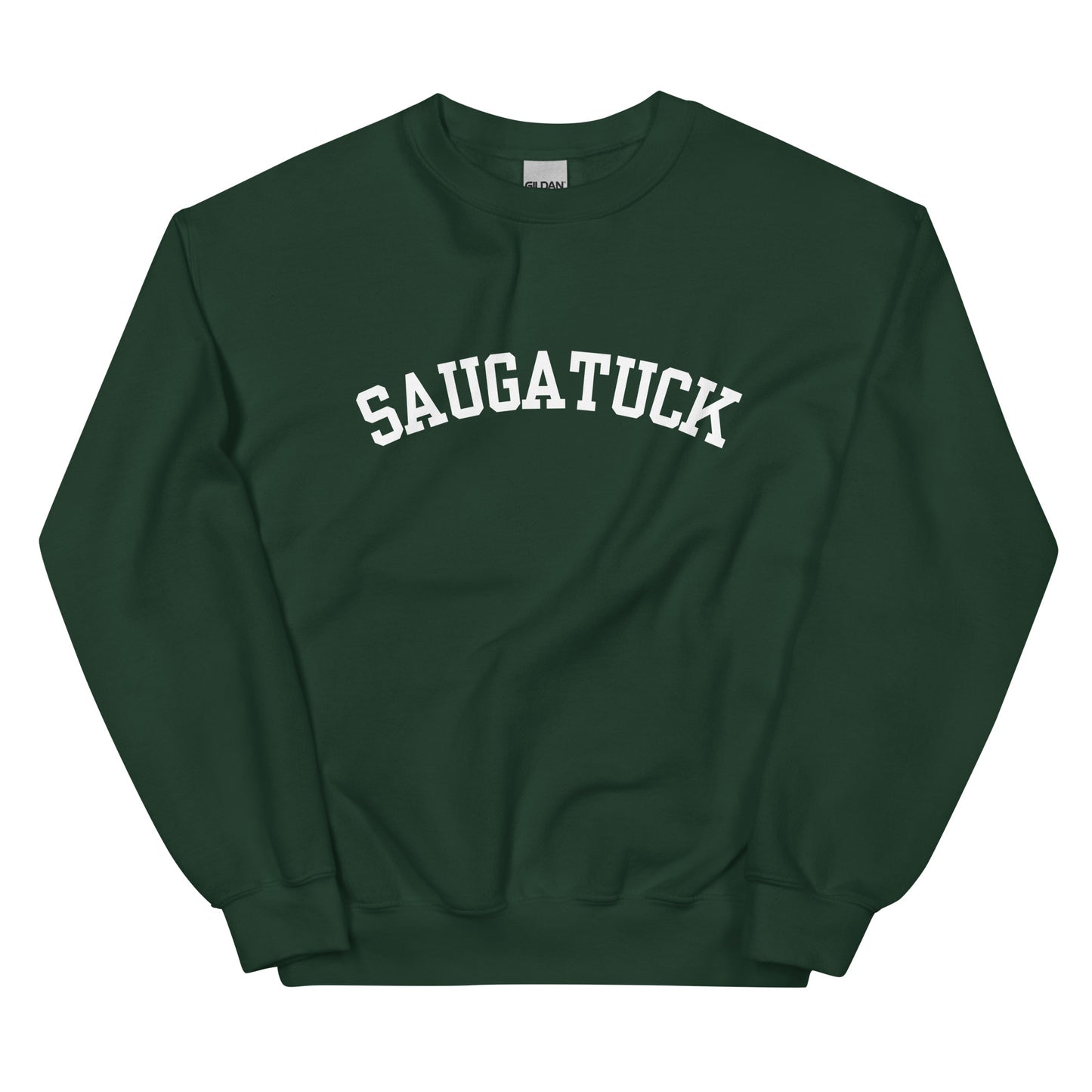 Saugatuck, Michigan Solo Script Unisex Sweatshirt