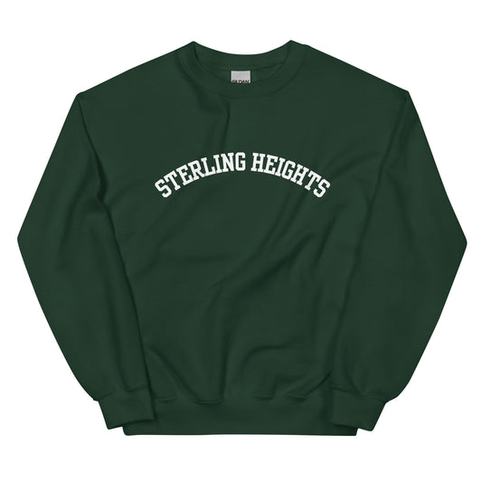 Sterling Heights, Michigan Solo Script Unisex Sweatshirt