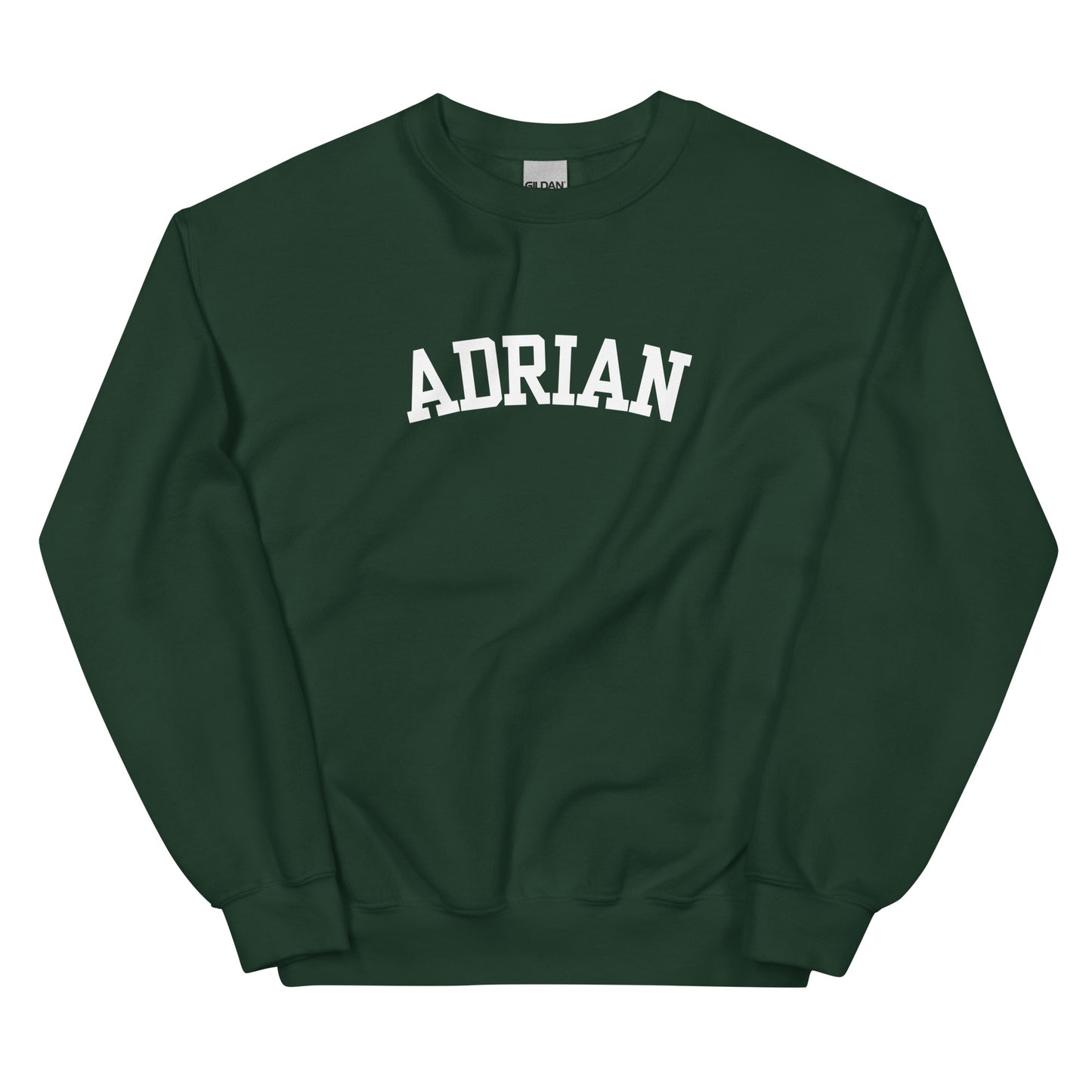 Adrian, Michigan Block Solo Unisex Sweatshirt
