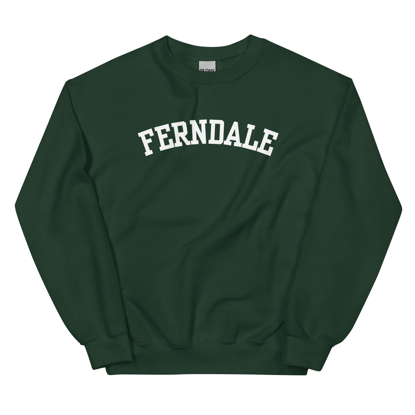 Ferndale, Michigan - Block Solo Crewneck Unisex Sweatshirt
