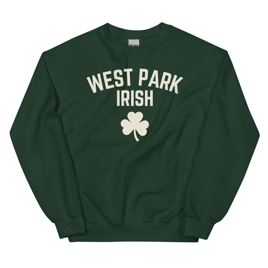 West Park, Ohio St. Patrick's Day - West Park Irish Crewneck - Unisex Sweatshirt Unisex Sweatshirt