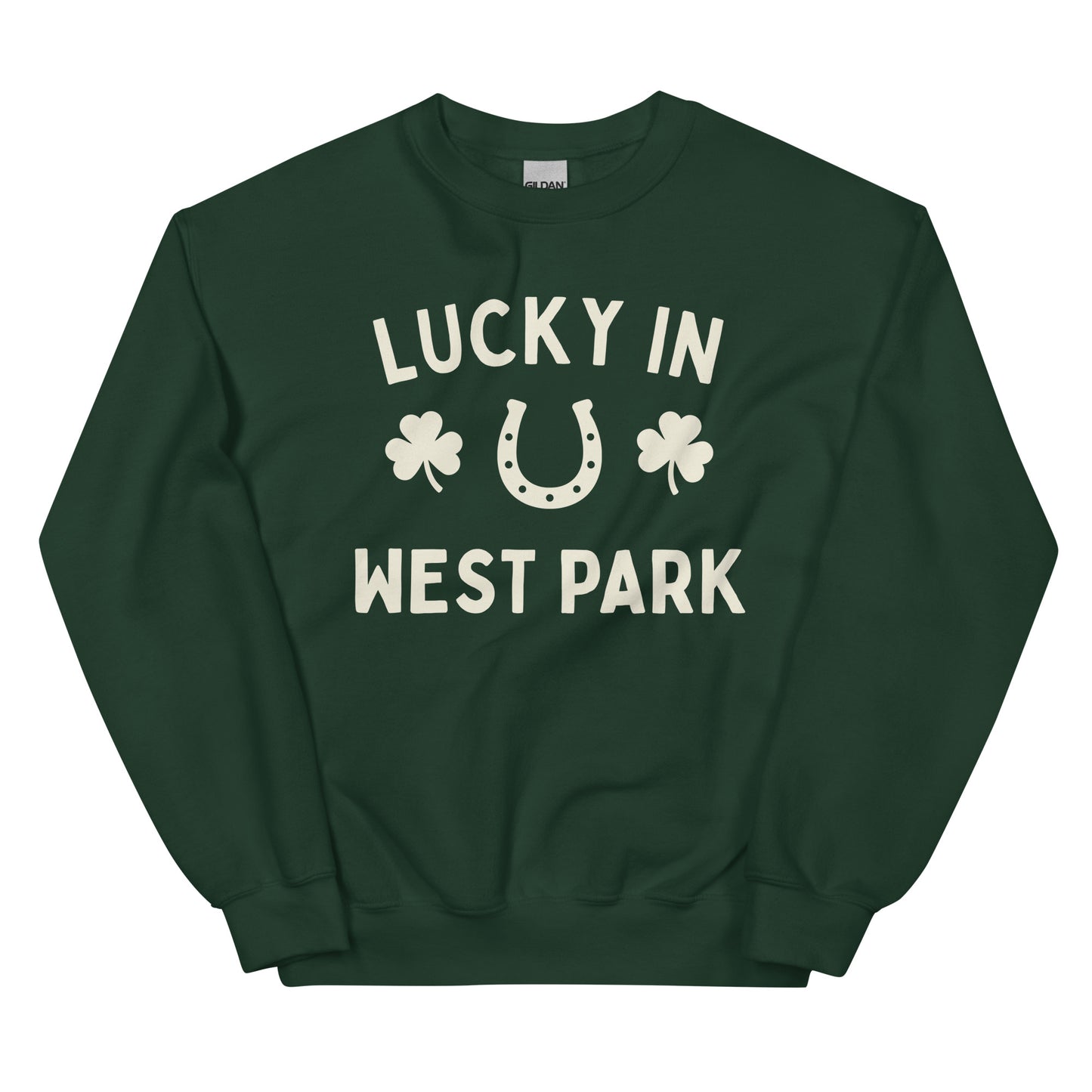 West Park, Ohio St. Patrick's Day - Lucky In - Crewneck Unisex Sweatshirt Unisex Sweatshirt