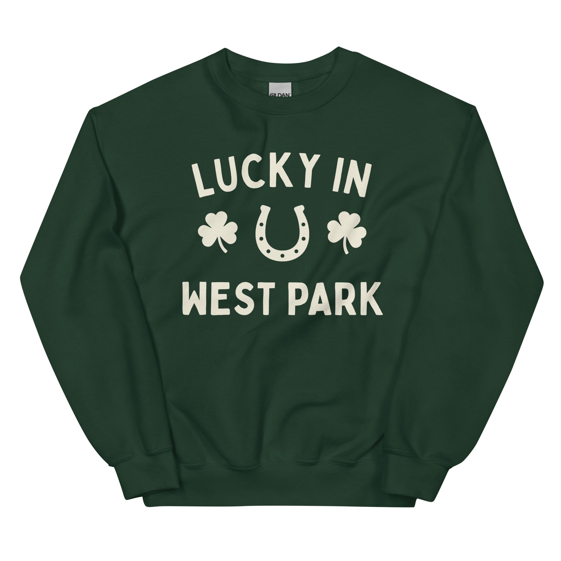 West Park, Ohio St. Patrick's Day - Lucky In - Crewneck Unisex Sweatshirt Unisex Sweatshirt