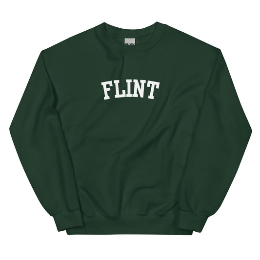 Flint, Michigan Block Solo Unisex Sweatshirt