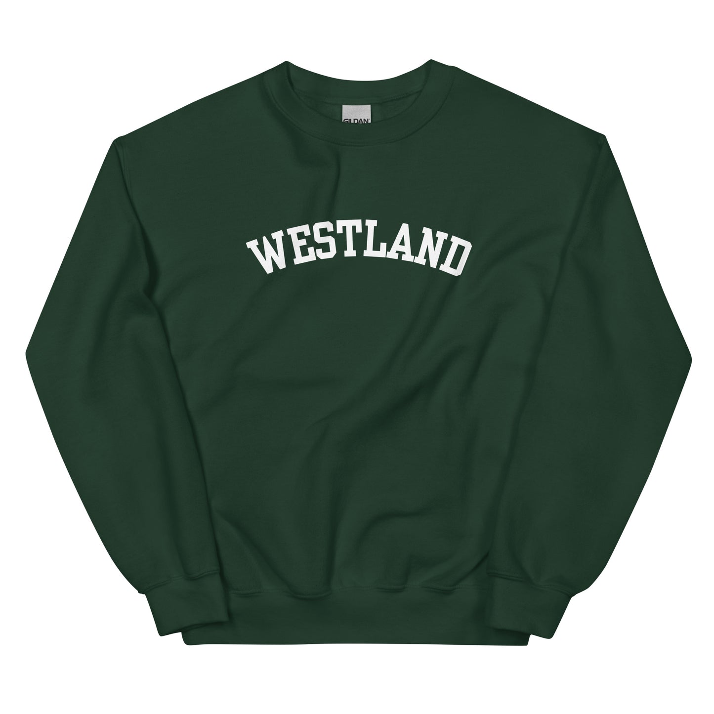 Westland, Michigan - Block Solo Crewneck Unisex Sweatshirt