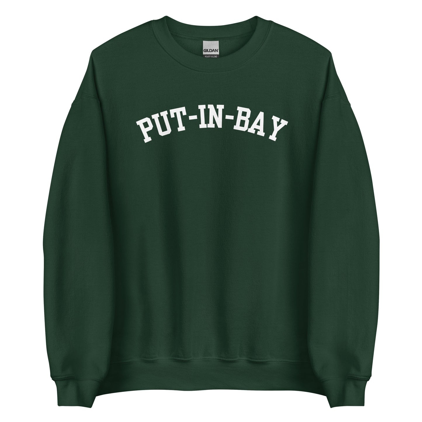 Put-In-Bay Ohio Block Solo Crewneck Unisex Sweatshirt
