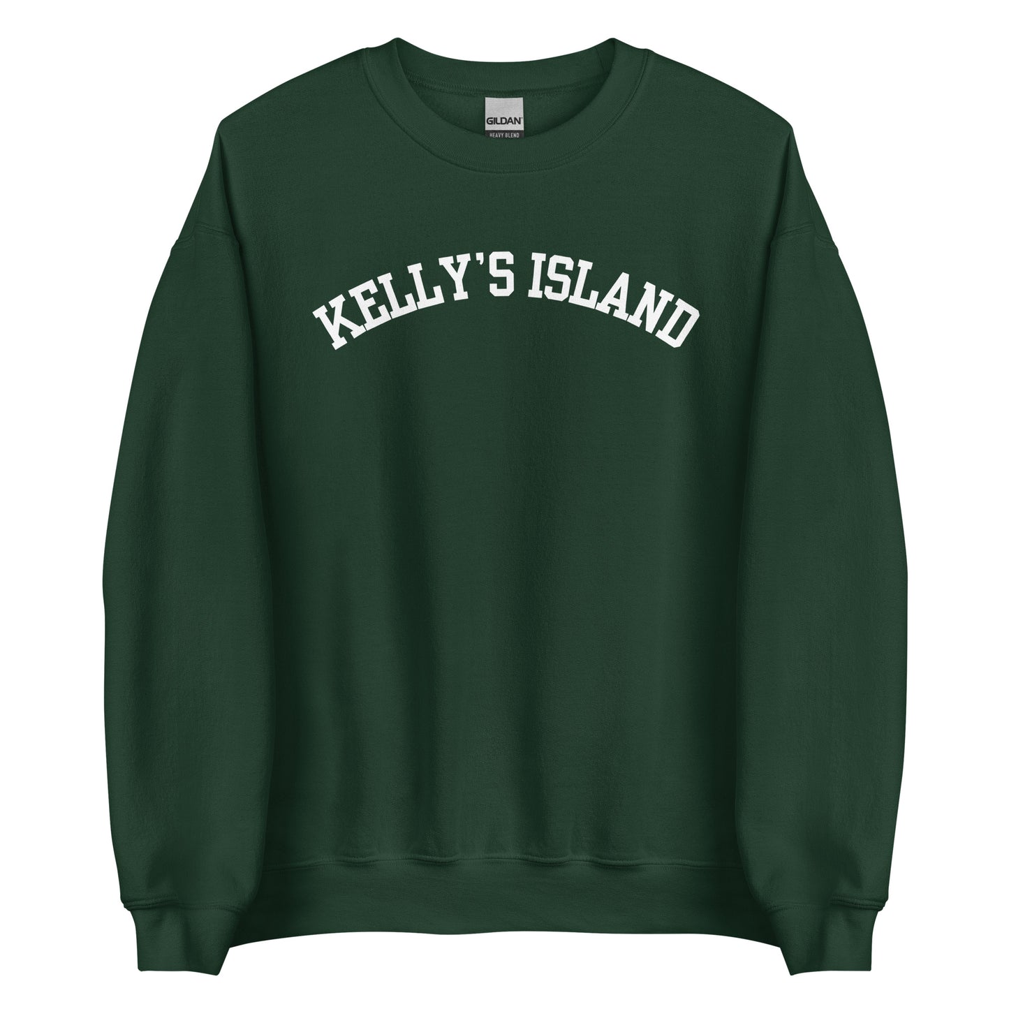 Kelly's Island Ohio Block Solo Crewneck Unisex Sweatshirt