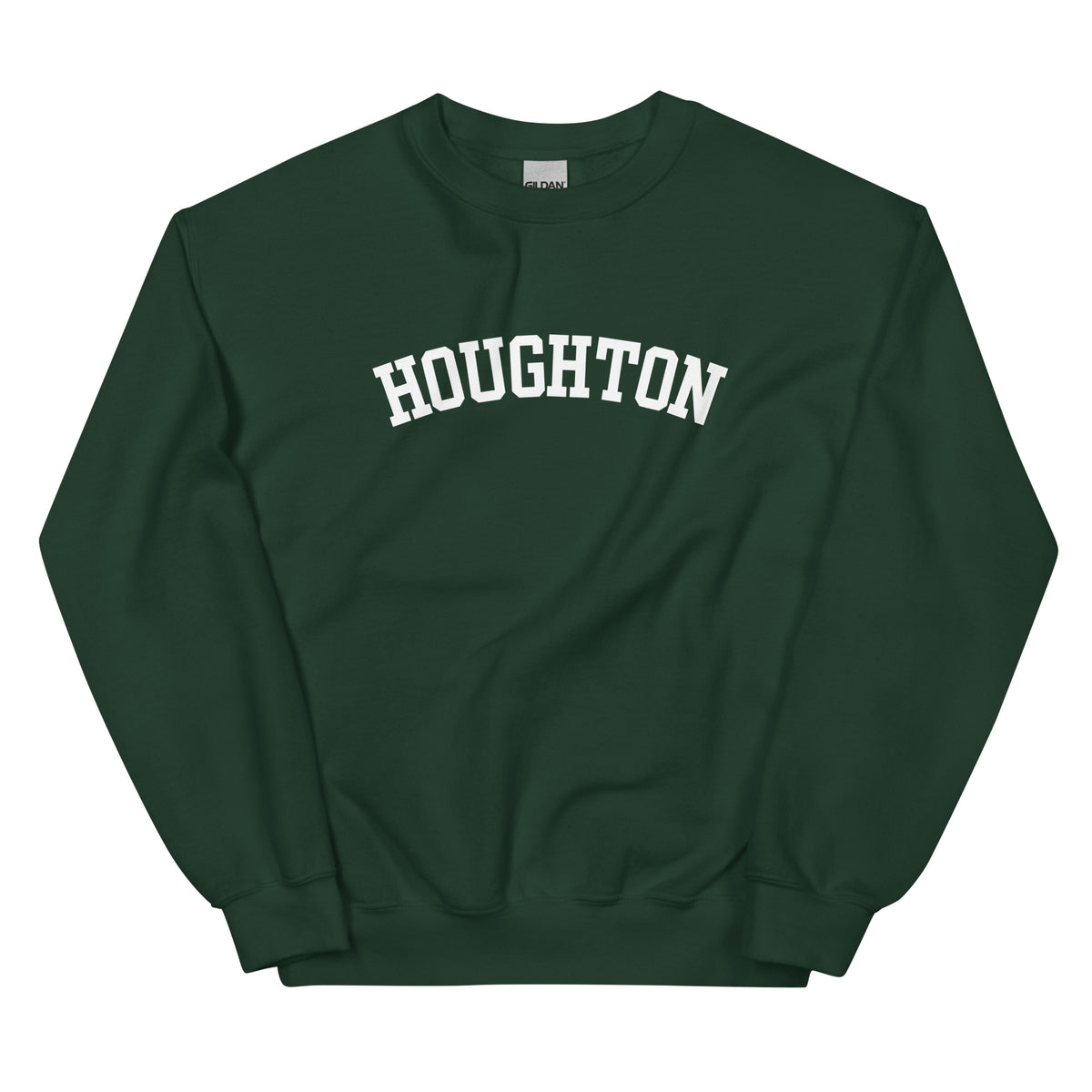 Houghton, Michigan Unisex Sweatshirt - Block Solo