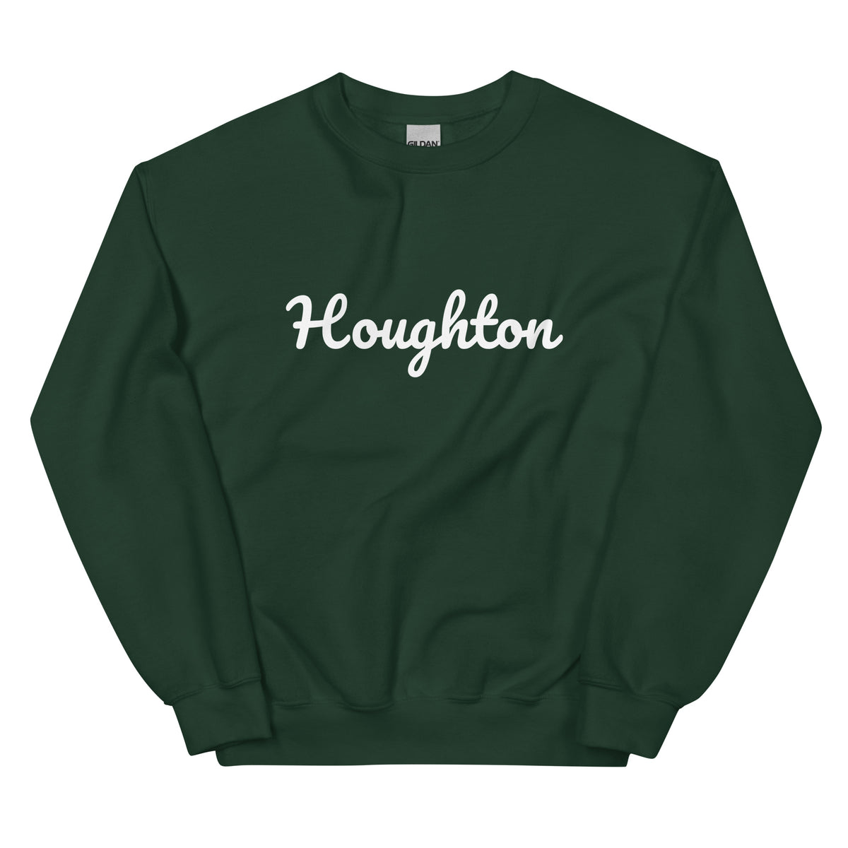 Houghton, Michigan Unisex Sweatshirt - Solo Script