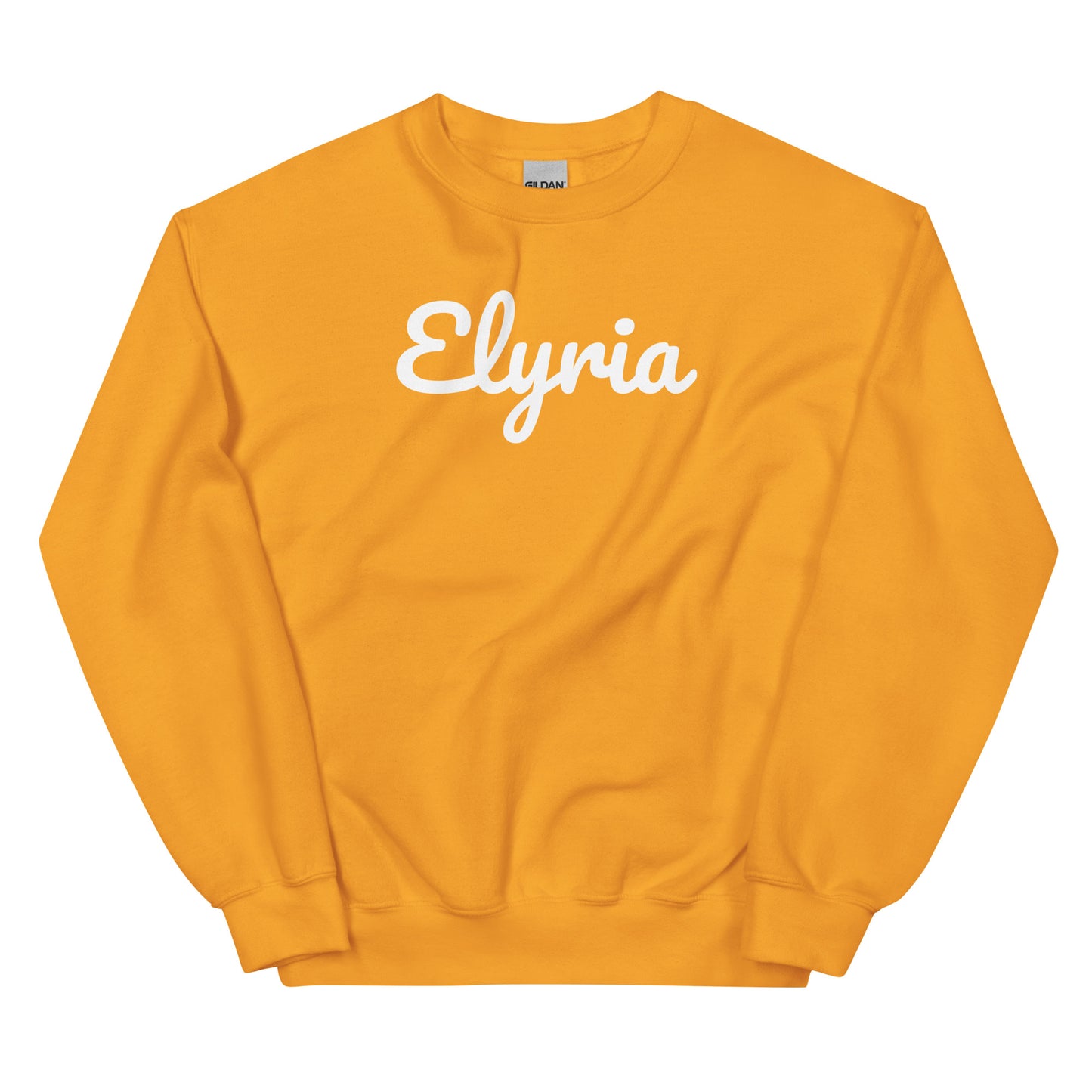 Elyria Ohio Solo Script Crewneck Unisex Sweatshirt