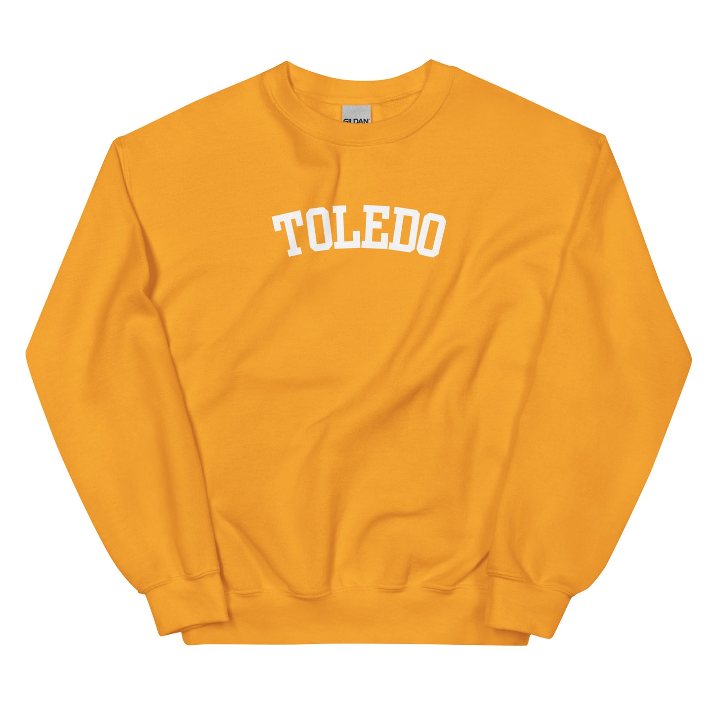 Toledo Ohio Block Solo Crewneck Unisex Sweatshirt