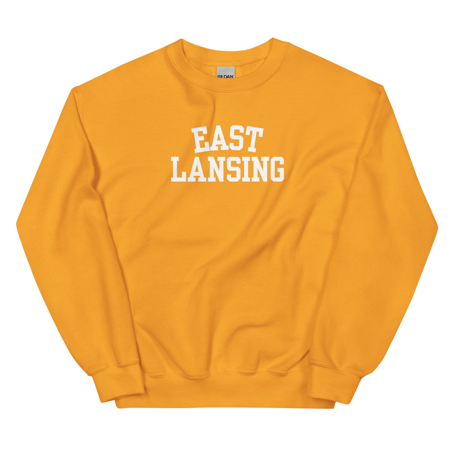 East Lansing Michigan Block Solo Crewneck Unisex Sweatshirt
