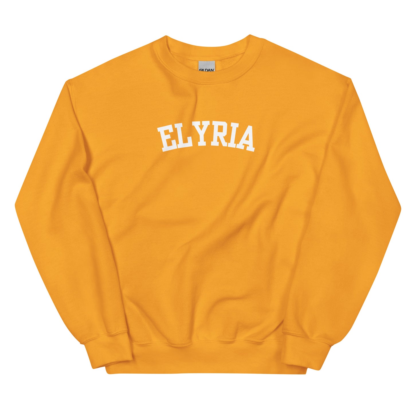 Elyria Ohio Block Solo Crewneck Unisex Sweatshirt