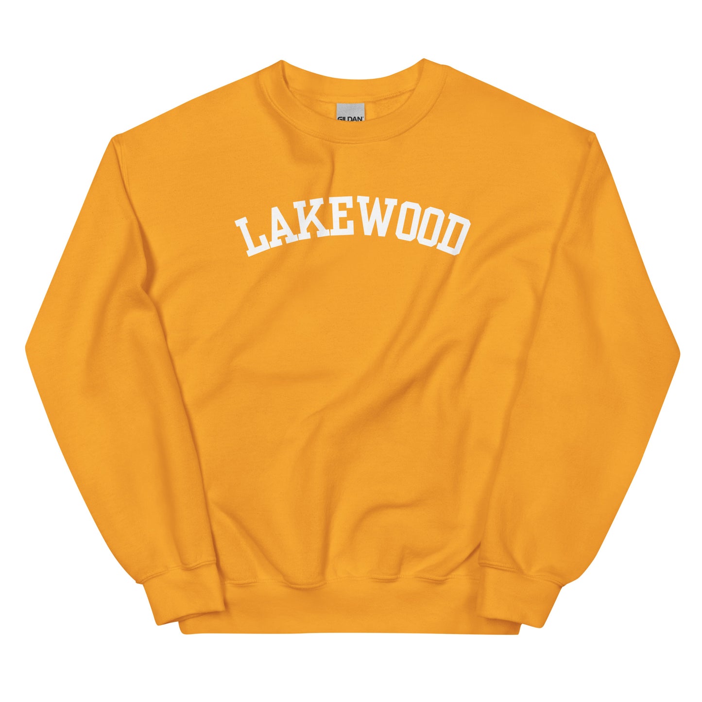Lakewood Ohio Block Solo Crewneck Unisex Sweatshirt