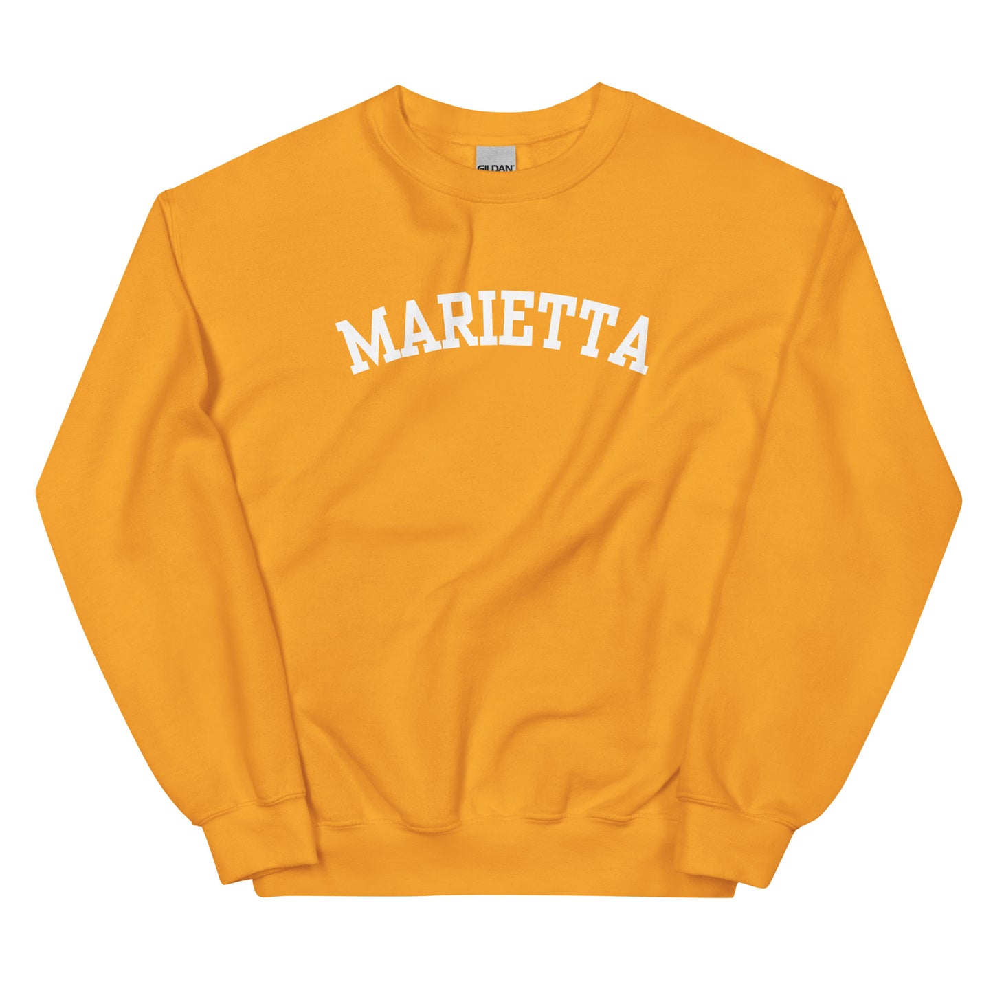 Marietta Ohio Block Solo Crewneck Unisex Sweatshirt