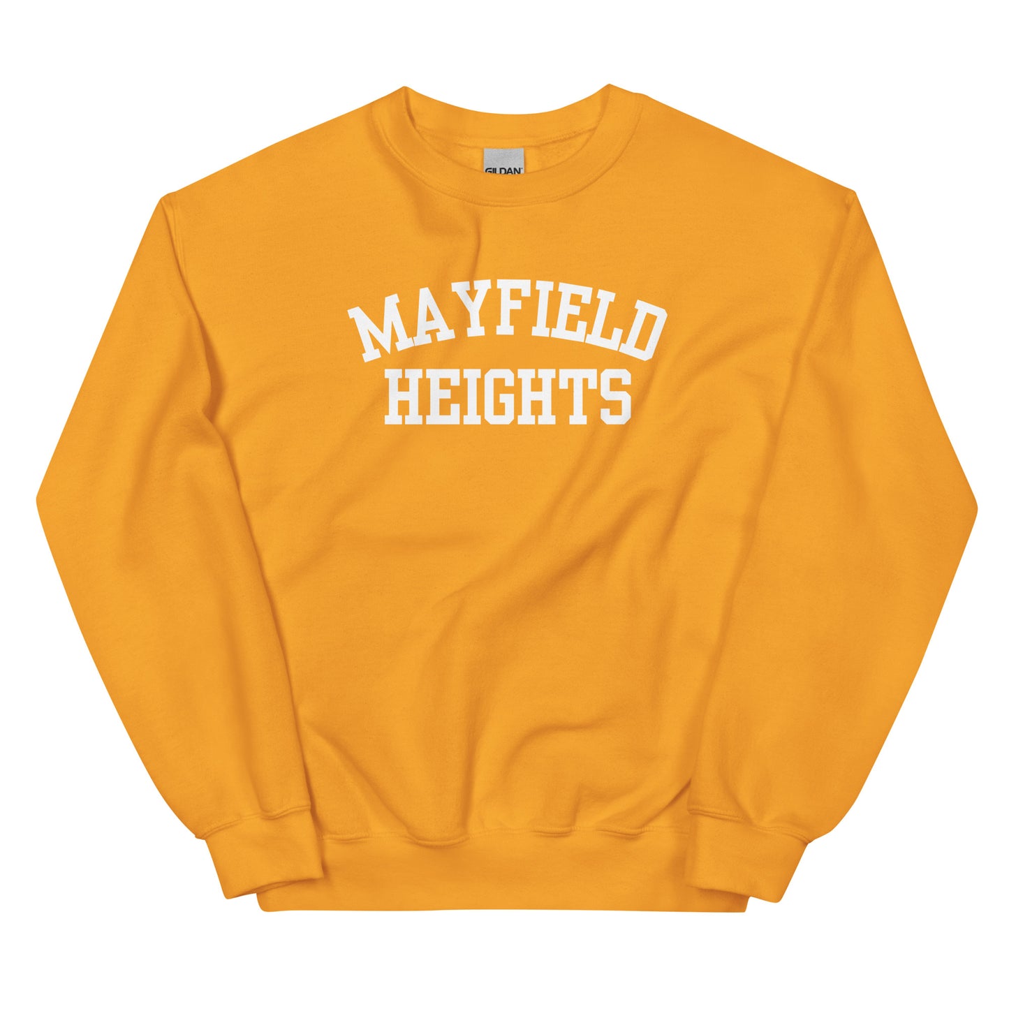 Mayfield Heights Ohio Block Solo Crewneck Unisex Sweatshirt