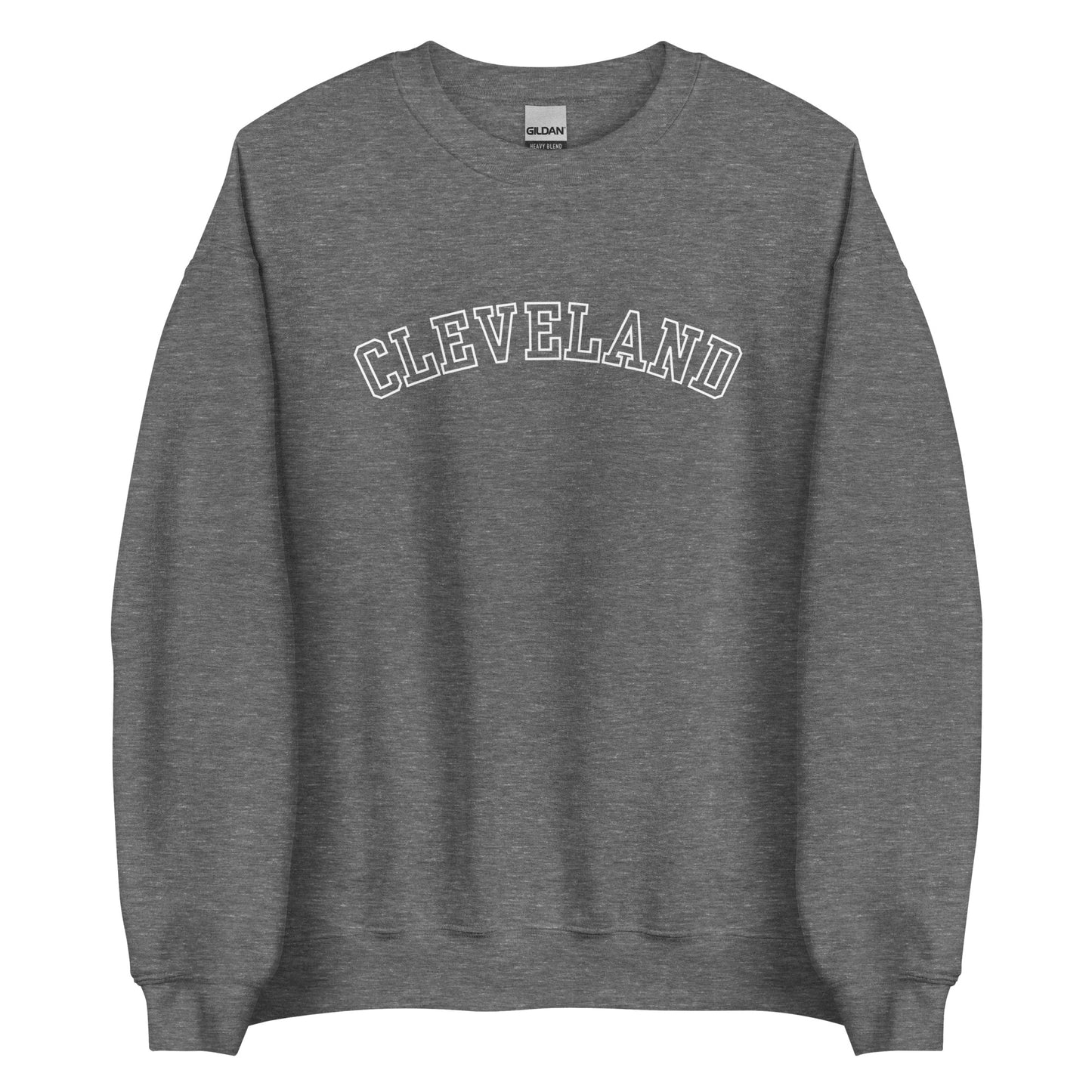 Cleveland Ohio Outline Crewneck Unisex Sweatshirt