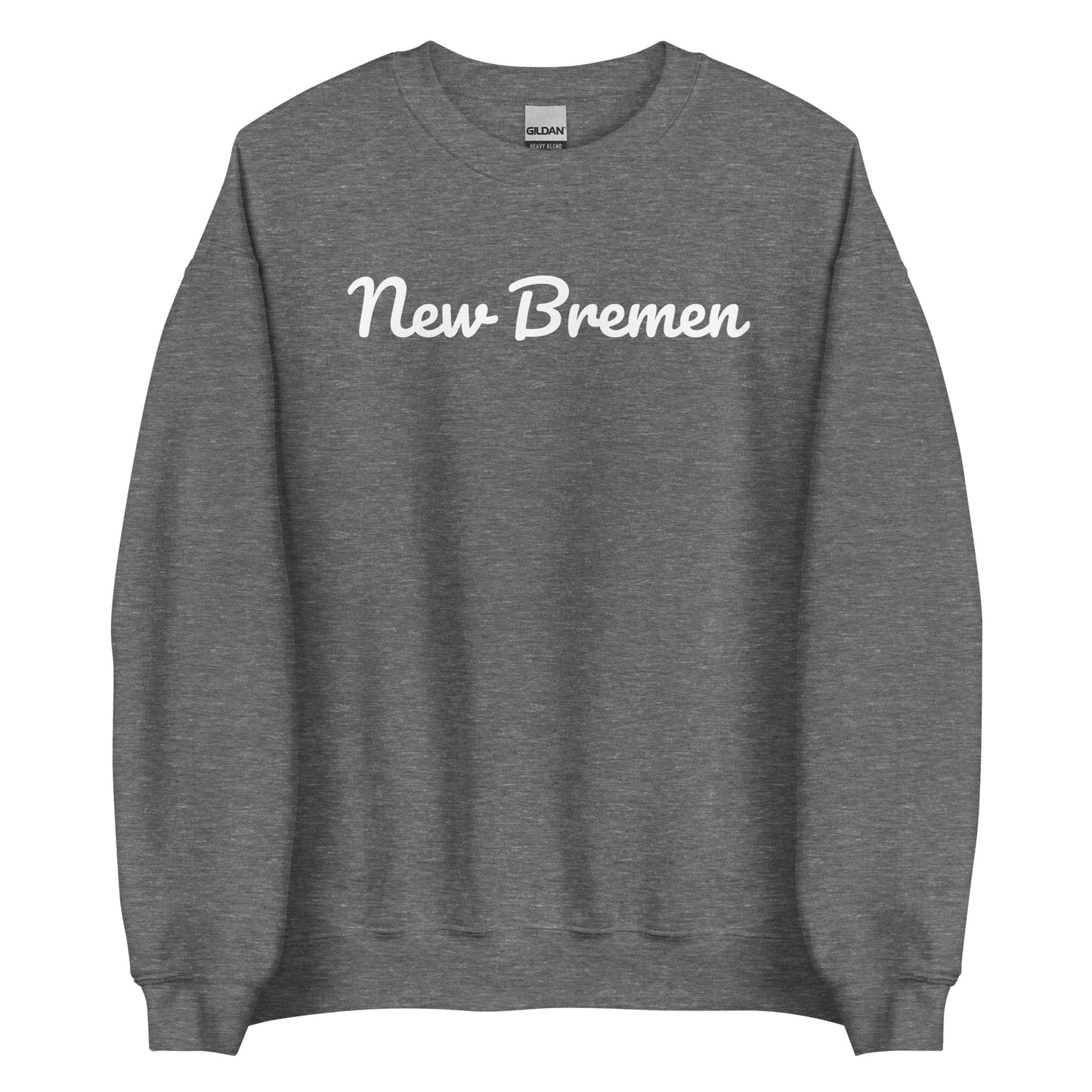 New Bremen Ohio Solo Script Crewneck Unisex Sweatshirt